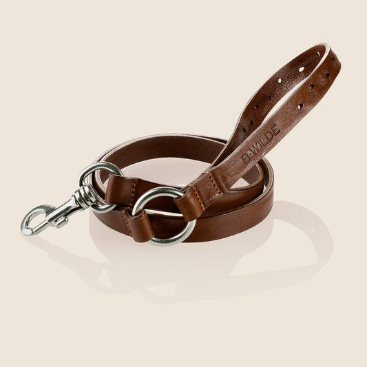 DOMINO leash - BISCUIT